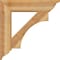 Ekena Millwork Westlake Traditional Rough Sawn Bracket w/ Offset Brace, Western Red Cedar, 8"W x 32"D x 32"H BKT0806X32X32WTL01RWR - alternate 2